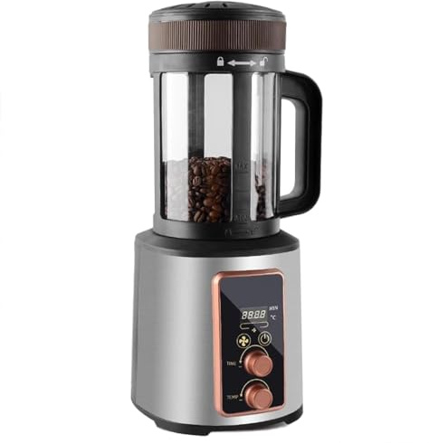 Electric Hot Air Coffee Roaster Machine w/Adjustable Timer & Fan Control - Roast 100-400g Beans for Coffee Lovers - Home Coffee Roasting Machine