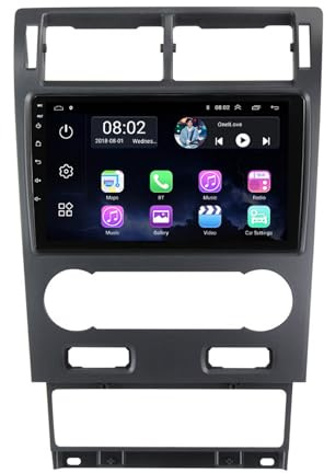 XEILLO Autos Sistema De Navegación para Ford Mondeo 2000 2001 2002 2004 2005 2007,Pantalla Grande Android con Control Central GPS Y Radio Bluetooth Integrada,AC8227L 1+16