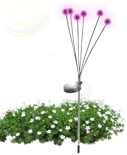 Duvcoywae Halloween Solar Eyeball Lights - LED Solar Halloween Lights with Eyeball | Swaying Firefly Decor Waterproof Lighting Decorations for Patio Path Flowerbed Parties Walkway