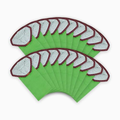20 Pack 107313 Vacuum Bags Replacement Compatible with ProTeam 10 Quart