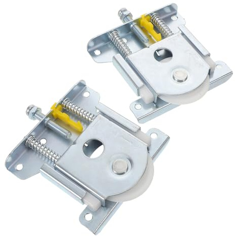 Holibanna Lot de 2 Roulettes pour Porte de Placard en Plastique et Fer, Poulies Coulissantes Silencieuses et Robustes, Quincaillerie pour Portes Coulissantes D’armoire et Penderie, Usage