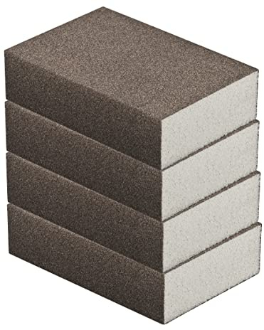 Schleifschwamm 4er Set robuste Körnung K60-220 DIY Handschleifer für viele Materialien geeignet hochwertiger Handschleifklotz Schleifklotz Schleifblock