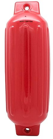 Extreme Max 3006.7545 BoatTector Aufblasbarer Kotflügel, 21,6 x 68,6 cm, Rot