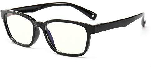 Anti Blue Light Glasses for Kids Computer Glasses,UV Protection Anti Glare Eyeglasses Computer Glasses Video Gaming Glasses for Children (Black)