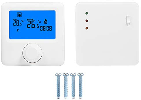 Termostato digital Termostato de calefacción inalámbrico programable con pantalla LCD