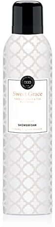 Bridgewater Sweet Grace Duschschaum, 200 ml, luxuriöser cremiger Duschwamm, Duschschaum für Duschgel und Rasiermousse 2-in-1, Duftnoten: Passionsfrucht, funkelnder Tee, Patchouli