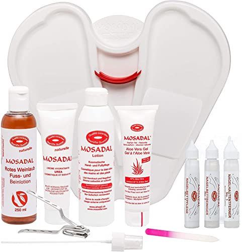 Mosadal SUPER SET Hornhautentferner und Pflege für Hände und Füße 10 teilig ALL IN ONE