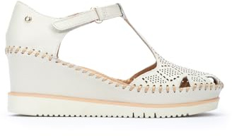 Pikolinos Aguadulce vita lädersandaler - storlek 7 cm, Nata, 40 EU