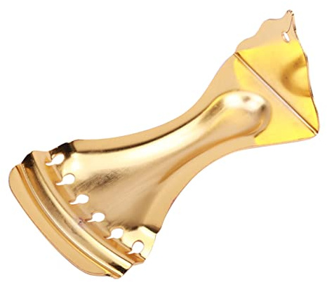 Goldener 6-saitiger Saitenhalter für Dobro Gitarre F06 | Metallausführung, Ersatzteil für Echo Gitarrenreparatur, Passend für Dobro