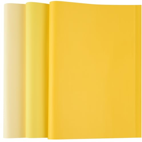 Bouiexye 60 Blätter Gelb Seidenpapier für Geschenktüten 50 x 37cm Seidenpapier Bulk Weihnachten seidenpapier verpackungsmaterial für Geschenkpapier Füller Blumen Geburtsta Hochzeit Dekor