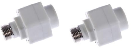 HOMSFOU 2stücke Elektrische Wandisolierung Kupferstecker Für Wasserheizer-zubehör Wasserdichtes Design Verbesserte Geeignet Für Standardanwendungen Weiß