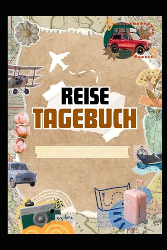 Mein Reisetagebuch: Seiten Blanko nachfüllbar Reise Tagebuch Vintage Journal Reisenotizbuch Geschenke Ringbuch zum Selberschreiben Reisetagebuch