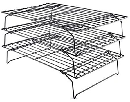 Bandeja para Enfriar Pasteles, Rejilla Plegable para Enfriar Pasteles, Rejilla para secar Pan, Rejilla para Galletas, Rejilla Antiadherente para Enfriar