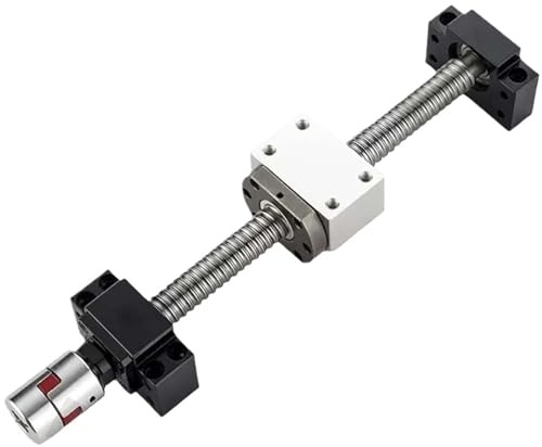 Vite a ricircolo di sfere CNC a movimento lineare Vite a ricircolo di sfere C7 Set SFE1616 L550-1000mm con dado singolo + sedile di supporto BK12 BF12 + DSG1616H + accoppiamento for macchina for incid