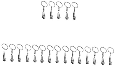 BESPORTBLE 4 Ensembles Microphone Support De Clé Stylé Et Décoration Pour Hommes 5 Pièces * 4