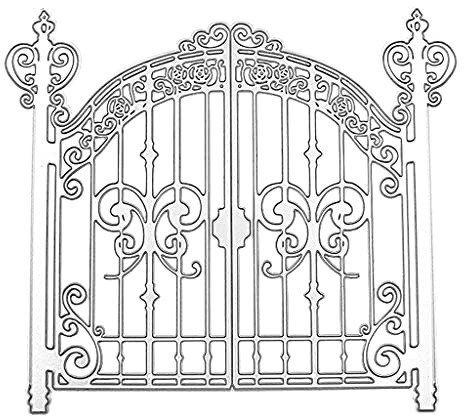 Fustelle in metallo per porta d'ingresso, stencil, scrapbooking, album, francobolli, biglietti di carta, goffratura, decorazione, artigianato