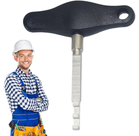 Ruwshuuk Werkzeug zum Entfernen von Kabelklemmen, zum Entfernen elektrischer Steckverbinder, tragbare T-Form für Stecker Kabelbaum Auto Scheinwerfer Nebelscheinwerfer Sensoren