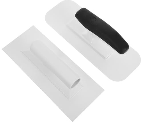 SEWACC 2pcs Plaster Trowel: Professional Plaster Application Trowel - Finishing Tool For Wall Textures Stucco And Decorative Coatings