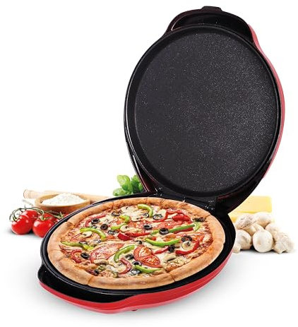 Treat Factory Pizza Maker 12 Inch UK Mains Powered Counter Top Contact Press