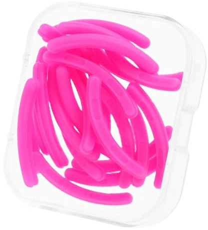 TOPBATHY Silikon Ersatzpads Hohe Elastizität und Besondere Anlässe 24 Stück Sanft zu Augen Inklusiv Kasten Verpackung für Tägliches Make Up für Wimpernzangen