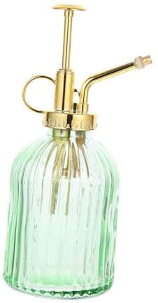 SHINEOFI Bouteille D'arrosage et Design Rétro Unique pour en Verre Vintage 350ml Débit D'eau Précis pour Plantes et Bonsaïs pour Usage Intérieur et Extérieur