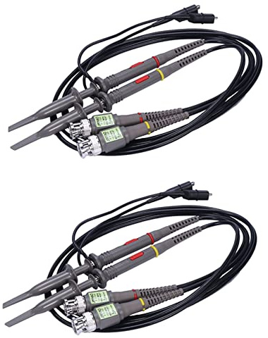Uikdjgu 4 Pack P6100 Oscilloscopio 100 Mhz Sonda 10: 1 E 1: 1 Commutabile per