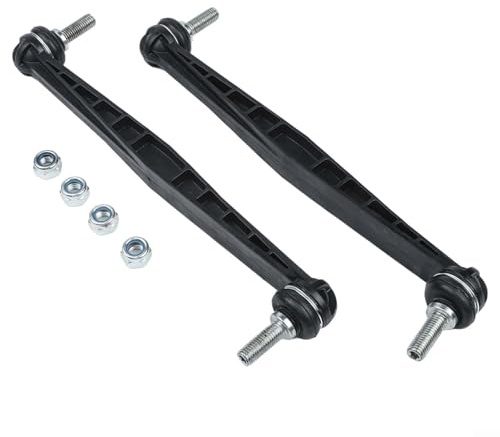 2 Stück Auto-Stange für Opel Astra G/H/J/C (2003–2009) Ampera (2011–2015) Metall Balance Bar, OEM 350614, schwarz, 38 x 8 x 4,8 cm