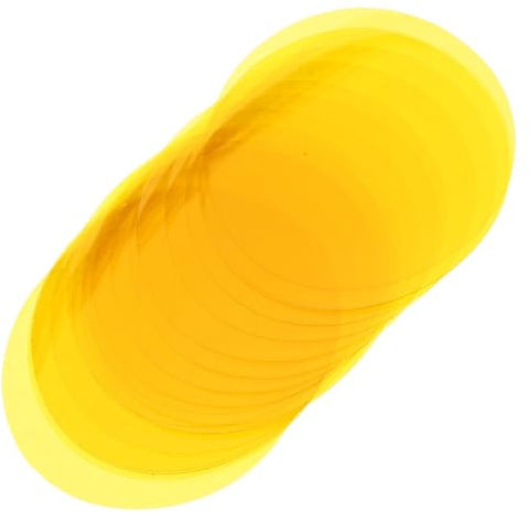 LALADEFIEE 30 St Färgåtergivande Filterfilm Rund Diffuserfilm för LED Belysning Varmtonad Självhäftande Färgkorrigerande Gel Sheets för Fotostudio Scenbelysning Vardagsrum Sovrum Matplats