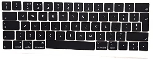 Pardarsey Juego de llaves de repuesto para teclado del Reino Unido, compatible con MacBook Pro Retina de 13 pulgadas, 15 pulgadas, A1989 A1990