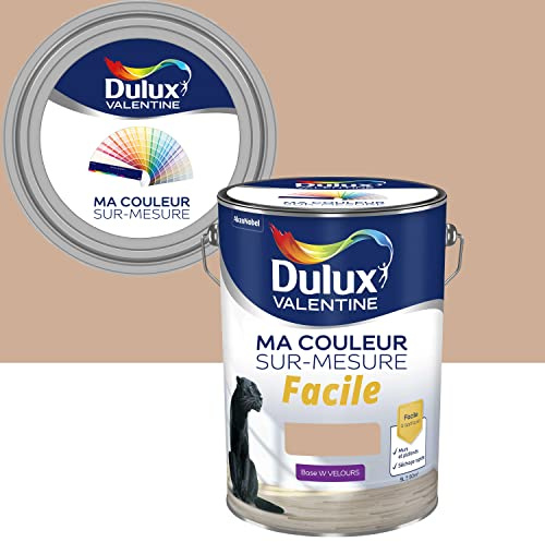 Ma Couleur Sur-mesure par Dulux Valentine – Peinture Intérieure Murs, Plafonds, Boiseries - Facile à appliquer - Velours AMBREDELICAT 5 L