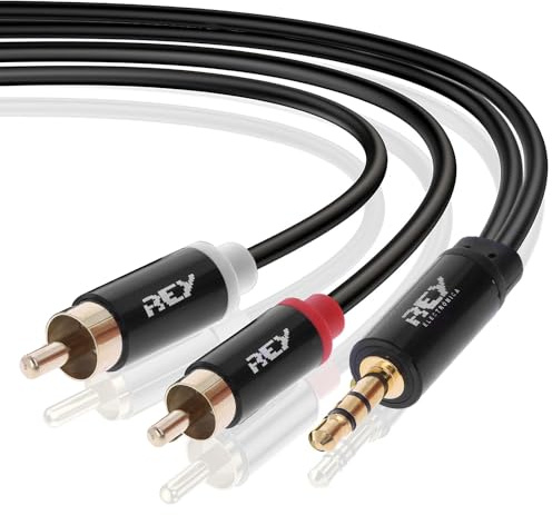 Câble audio jack 3.5mm vers 2 RCA, Mobile, Amplificateur, 5M