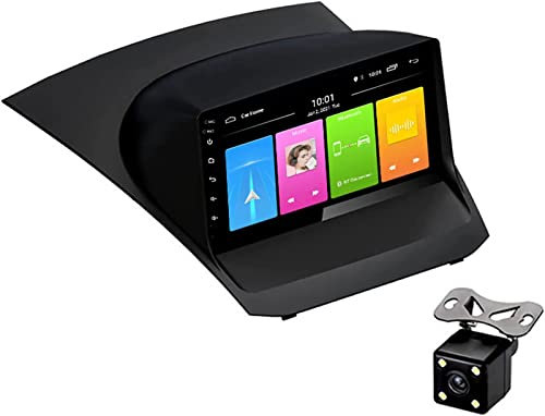 Android 12 Ultra-Thin Mainframe Estéreo de automóvil para Fo-rd Fiesta 2009-2017 Navegación GPS Pantalla táctil de 9 Pulgadas Reproductor Multimedia MP5 Radio Receptor de satélite Soporte WiFi