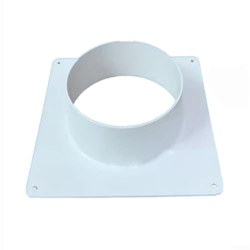 Kanalverbinderflansch, 150 mm, gerader Kunststoff-Rohrflansch für Heizung, Kühlung, Belüftung (150 mm)