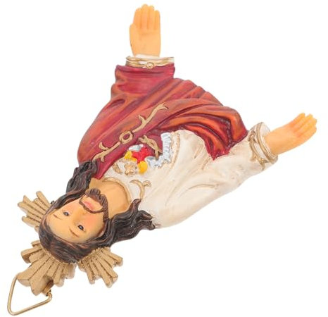OHPHCALL Resin Jesus Statue Religiöse Jesus Figurine Für Kirche Und Zuhause Als Desktop Dekoration Für Büro Und Wohnzimmer Charmantes Für Gläubige