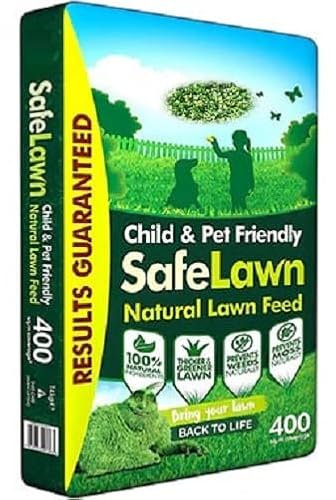 Indigo® Garden Safelawn - Child & Pet Friendly Complete Lawn Care Solution, Covers 400m²