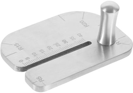 BELLIFFY Lederlochwerkzeug Lederwerkzeug Bastellocher Metalllocherplatte Stanzhilfeplatte Lederstanzen Praktische Locherplatte Für Ledernähte Gürtellocher Stofflocher