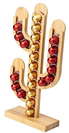 Cabilock Porte-capsules De Café Forme De Cactus Organisateur Amovible Rangement Compact Pour Cuisine Et Bureau Décoration Pour Café Bar