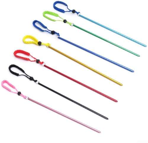 Puntero de langosta subacuático para buceadores de arrecife con diseño fiable de caña y cordón de muñeca (azul)