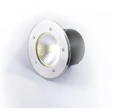 Luminaires Extérieurs Enterrés - Lampes De Paysage À LED, Spot Encastré Rond COB AC85-265V, Projecteur À Faisceau LED, Pour L'éclairage Extérieur, De Jardin, De Pelouse(Neutral light,7W(AC85-265V))