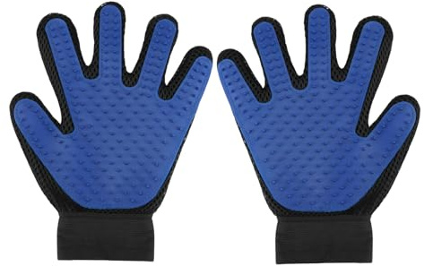Gants De Soin Pour Chat Doux, Gants De Toilettage Pour Animaux Domestiques, Élimination Efficace Des Poils Et Massage, Brosse De Soin Du Pelage Pour Poils Courts Et Longs, 1 Paire