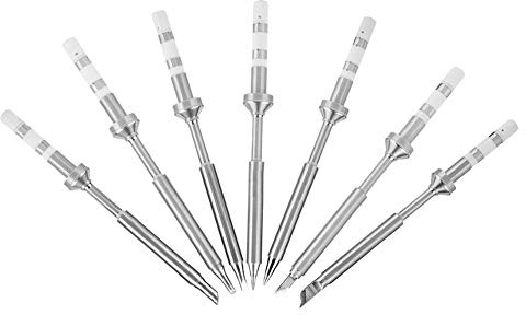 AUNMAS Multi Use Soldering Tips, Adjustable Soldering Iron Tips with Durable Stainless Steel for Various Tasks (Complete set of 7 pieces (no price limit on)