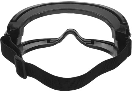 ULDIGI Safety Goggles Fire Resistant Anti-scratch Anti-fog Eye Protection for Industrial Lab Work with Adjustable Strap, Black Fire Safety Goggles Suitable for Woodworking and Chemical