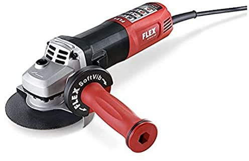 Flex Winkelschleifer (Schleifer 1500W, 125mm) LE 15-11 125 230/CEE - 447.722, Rot Schwarz