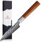 KEEMAKE Paring Knife 4.5 inch, Fruit Knife 3 Layers 9CR18MOV High Carbon Stainless Steel Small Kitchen Knives, Peeling Knives with Octagon Natural Wood Handle