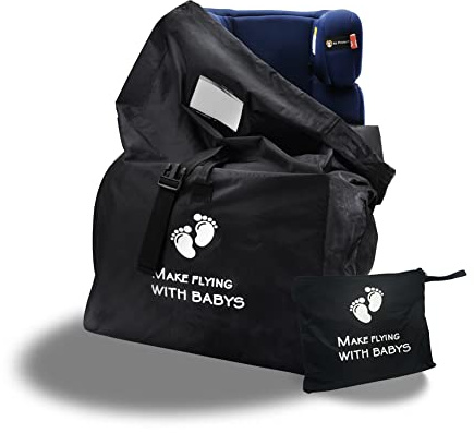 Nosxxus Autositztasche für Flugzeug – Standard-Gate-Check-Tasche für Kinderwagen, Autositze,Sitzerhöhungen, Babyschalen und Rollstühle, wasserabweisend – ideal für Flugzeug und Aufbewahrung