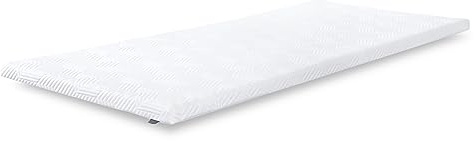 ESSENCE SLEEP Matratzentopper 160x200x5 cm, elastisch, druckentlastend, atmungsaktiv und feuchtigkeitsregulierend, hautfreundliches Aircell-Gewebe, 100% Polyester, Abnehmbarer Reisverschluss XIA