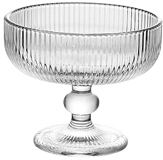 perfk Platos Sundae Trifle Bowl Postre Sundae Cocktail Bowls Clear Glass Bowls Copas de para cóctel Pudding Condiment Parfait
