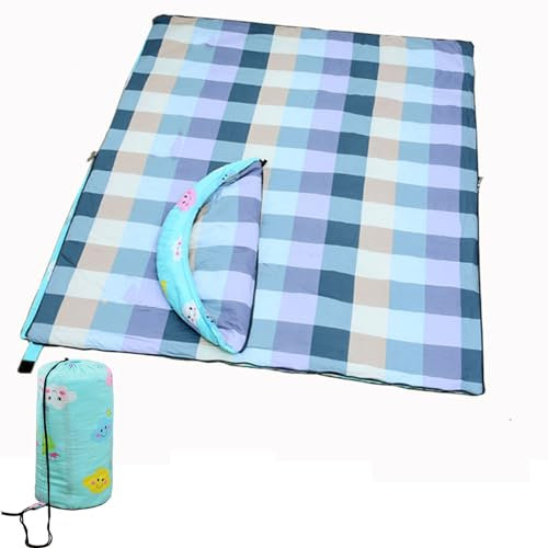 ZAGH Kinder-Schlafsack Sommer Kinder Tierschlafsack Komfortbel Kinder Camping Deckenschlafsack Outdoor Leicht Schlafsack für Kinder für Wandern Schlafsack Reisen, Waschmaschinenfest, 160x65cm