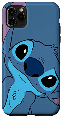 Disney Lilo and Stitch Cute Stitch Face Slate Gray Case for iPhone 11 Pro Max
