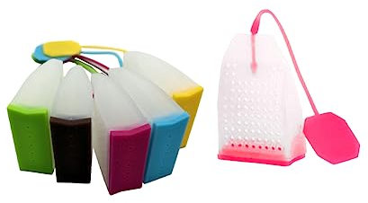 Cabilock Ensemble De 6 Infuseurs À Thé En Silicone Sachets De Thé En Vrac Passoire Lavable Au Lave-vaisselle